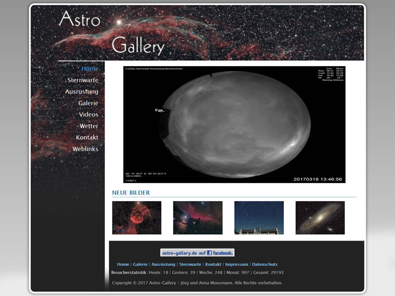 Homepage Astro-Gallery