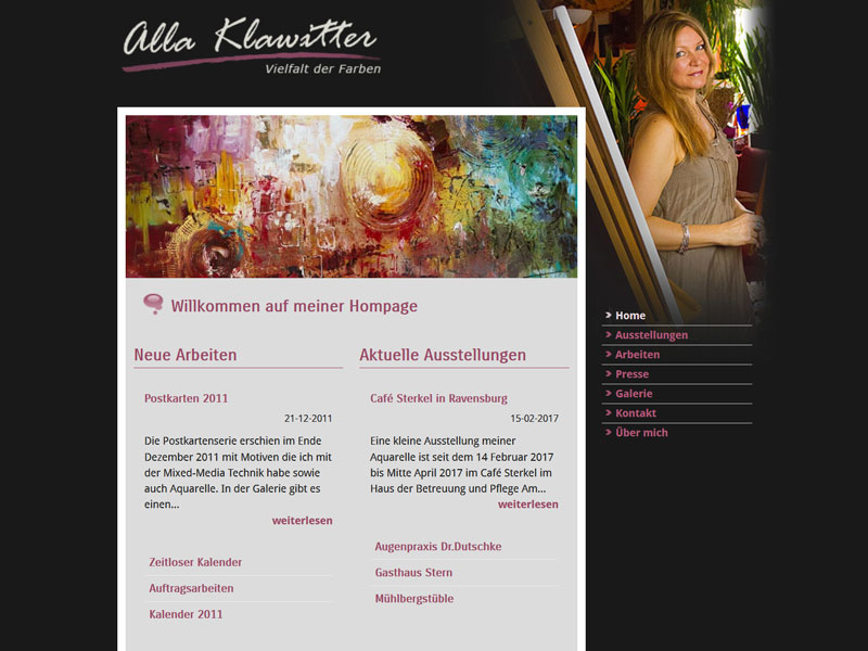 Homepage Alla Klawitter