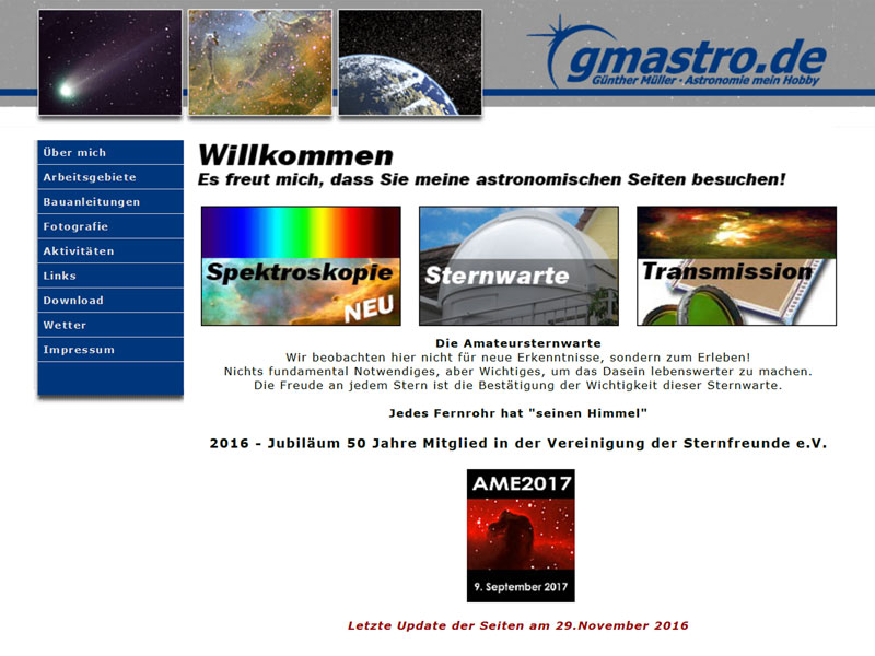Homepage Günther Müller