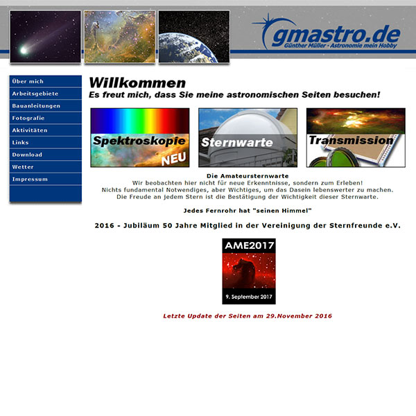 Homepage Günther Müller